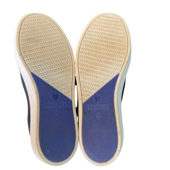 Rothy's - Black Loafers Slip-On Shoes Sz 7.5 - Picture 9 of 9